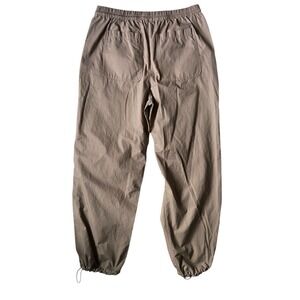 Abercrombie Fitch Womens Utility Cinch Ankle Pants Size L Baggy Tan Gorpcore Y2K